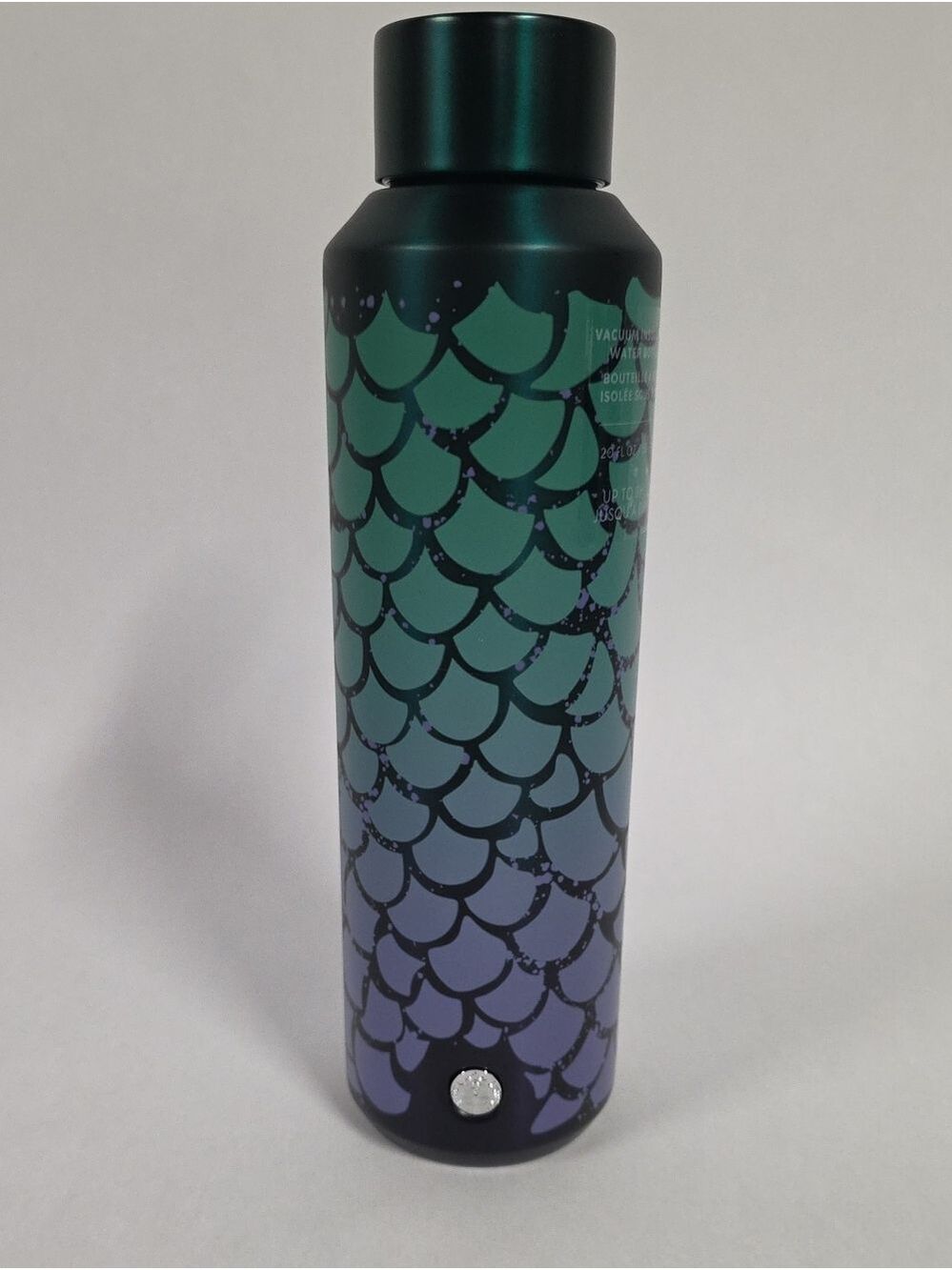 Brand New Starbucks Mermaid Purple Green 20 Oz. Vacuum Insulated Water Bottle
